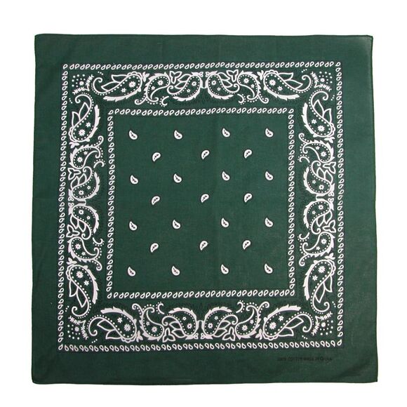 CTM Classic Cotton Paisley Bandana - All-Purpose Function and Style - Picture 1 of 1